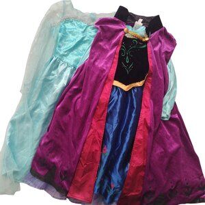Frozen Elsa Anna Costume Set 4 - 6X  Ice Dress Cape Party Dress